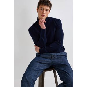 Pull col camionneur en mélange laine et cachemire