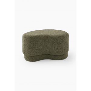 Pouf ondul&eacute;, 55x30xH38cm, en polyester