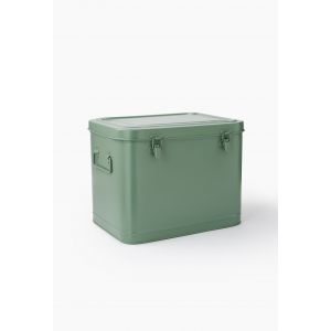 Malle de rangement, H37x28x30cm, en m&eacute;tal