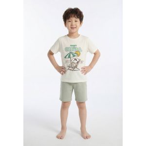 Pyjama short SNOOPY en coton BIO GOTS