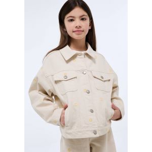 Veste brod&eacute;e en jean