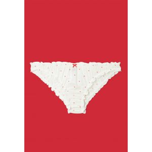 Culotte froufrou CAROLE en microfibre imprim&eacute;e