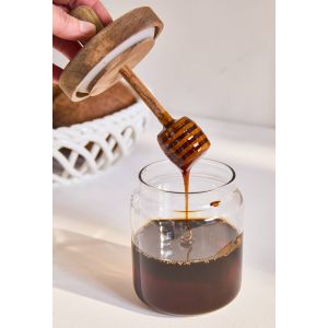 Pot à miel, couvercle bois d'acacia