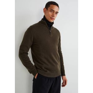 Pull col camionneur en mélange laine et cachemire