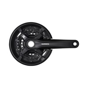 Pedalier vtt shimano altus mt210 3 x 9v 40 30 22 dents noir