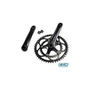 Pedalier route compact 50 34d l175 lasco noir alu  axe 111