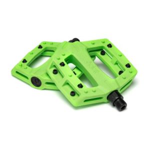 Paire de pedales eclat contra vert fluo