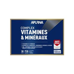 Complement alimentaire apurna complex vitamines   mineraux  30 gelules