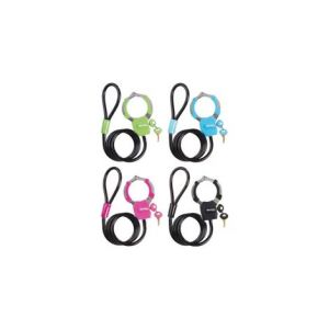 Pack de 4 menottes antivol cable master lock