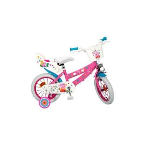 Velo 14 pouces peppa pig 4 6 ans stabilisateur rose