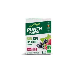 Boite de 6 speedgel punch power fruits rouges