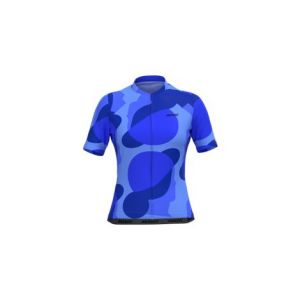 Maillot manches courtes femme mavic sequence bleu