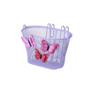 Panier de velo avant ou arriere basil jasmin butterfly junior lila