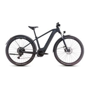 Vtt electrique semi rigide cube reaction hybrid performance 500 allroad shimano cues 9v 500 wh 27 5   noir night 2025