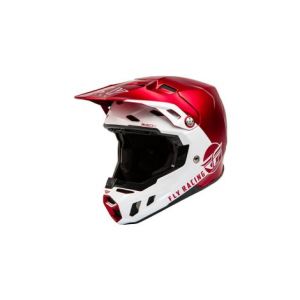 Casque integral fly racing fly formula cc centrum rouge metallic   blanc