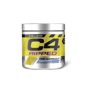 C4 ripped  165g    cellucor   blue raspberry    preworkout
