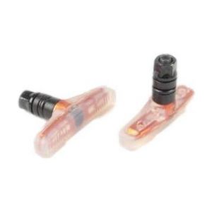 Patins de frein eclat force tranparent orange