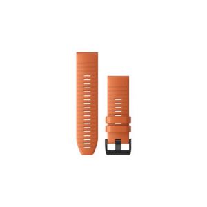 Bracelet de montre garmin quickfit 26 mm silicone orange ember