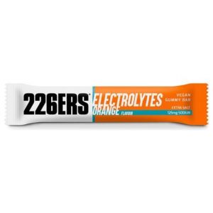 Gomme energetique 226ers vegan gummy electrolytes orange   30g