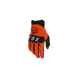 Gants longs fox dirtpaw noir   orange