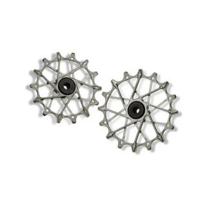 Paire de galets de derailleur garbaruk pour sram gx xo xx eagle 12v argent