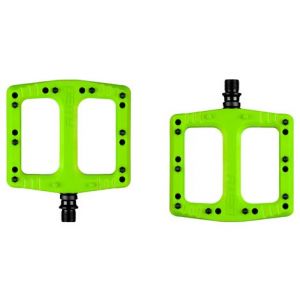 Paire de pedales plates deity deftrap vert
