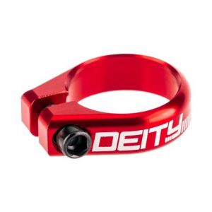 Collier de selle deity circuit aluminium rouge