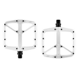 Paire de pedales plates deity supervillain argent