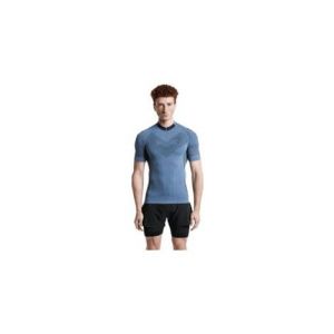 Maillot manches courtes x bionic twyce race bleu noir homme