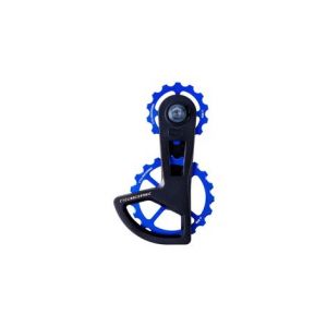 Chape de derailleur cyclingceramic ospw race 14 19t pour derailleurs shimano ultegra   ultegra di2 et dura ace   dura ace di2 11 12v bleu