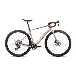 Velo de gravel orbea terra m31eteam 1x sram rival xplr axs 13v 700 mm beige nickel marron met cinnamon 2026