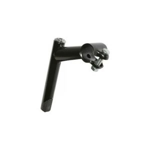 Potence vtt a plongeur  acier 22 2mm cintre 25 4 l 80mm noir