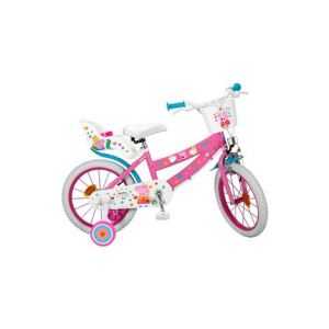Velo 16 pouces peppa pig 5 7 ans stabilisateur