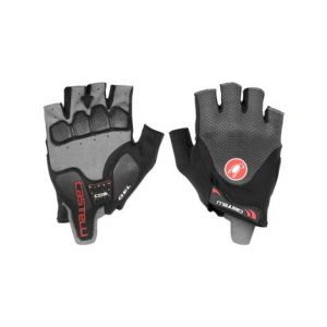 Paire de gants courts castelli arenberg gel 2 gris noir
