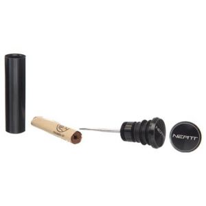 Kit de reparation tubeless neatt avec embouts de guidon aluminium noir   5 meches