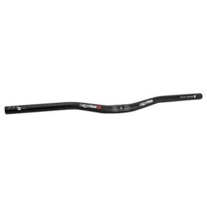 Cintre vtt demi releve ergotec low riser alu noir diam 25 4mm l 640mm  releve 20mm  homologue niveau 6