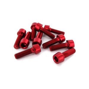 Msc kit 10 vis alu m5 x 16 mm 7075t6 rouge