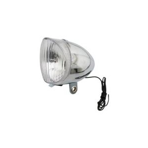 Eclairage velo a dynamo av marwi type hollandais chrome 6v 2 4w  sur carte