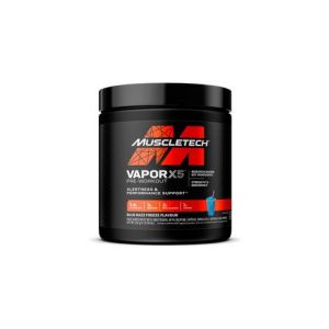 Vapor x5 pre workout  252g    muscletech   blue raspberry    preworkout