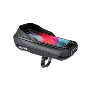 Sacoche de cadre velo 0 5l rigide eva pu avec ecran tactile tpu