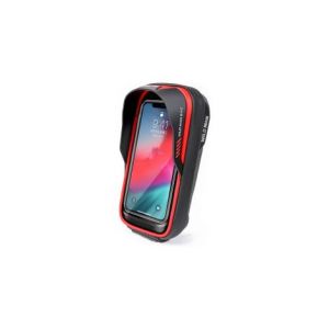 Sacoche de guidon velo rigide 0 5l avec ecran tactile tpu pour rangement