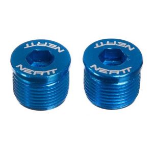 Capots d axe de pedales neatt attack v2 oxygen v2 bleu  x2