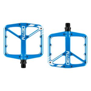 Paire de pedales plates deity supervillain bleu