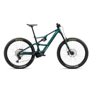 Vtt electrique tout suspendu orbea rise lt h10 shimano deore xt slx 12v 630 wh 29   vert escape splash ice 2025