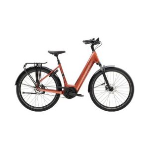 Velo de ville electrique trek district  4 lowstep shimano nexus courroie 5v 545 wh 27 5   orange