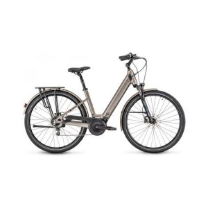 Velo electrique moustache samedi 28 3 open shimano  nexus 2023 titanium  mat