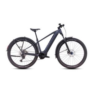 Vtt electrique semi rigide cube reaction hybrid pro 800 allroad shimano deore deore xt 12v 800 wh 27 5   gris metallic 2025