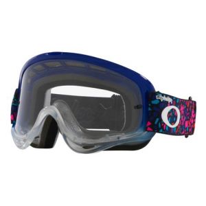 Masque oakley o frame mx x troy lee designs tessell blue  verres clear  ref   oo7029 78