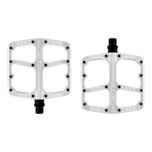 Paire de pedales plates deity flat trak argent
