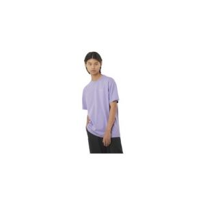 T shirt manches courtes salomon chest logo rx violet homme